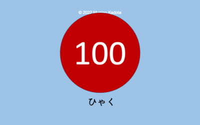 vocabulaire japonais : chiffres